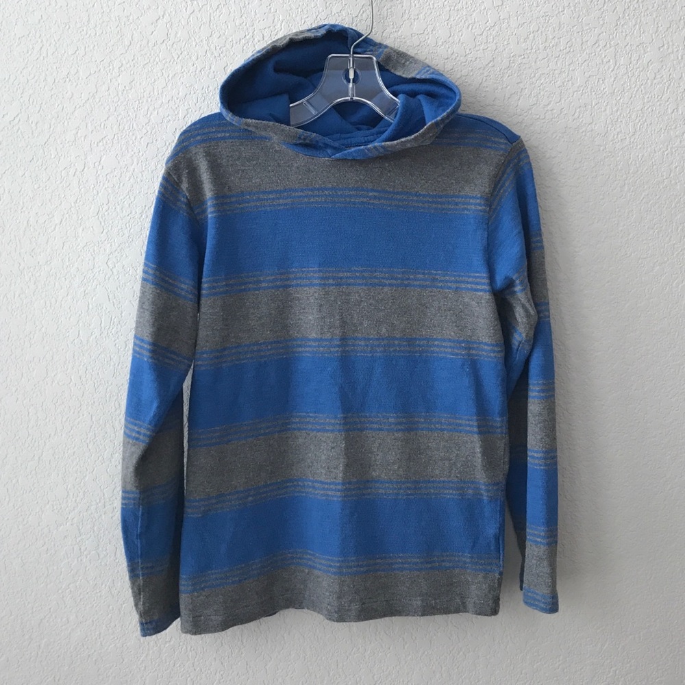 GAP Kids Boys Stripe Hoodie Tee Shirt Size 8